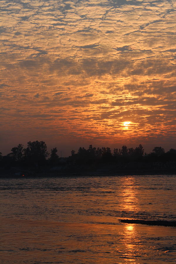 Sunset Arati, Rishikesh Photograph by Jennifer Mazzucco