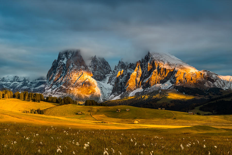 Sunset At Alpi De Suisi Photograph By Lubos Balazovic - Fine Art America