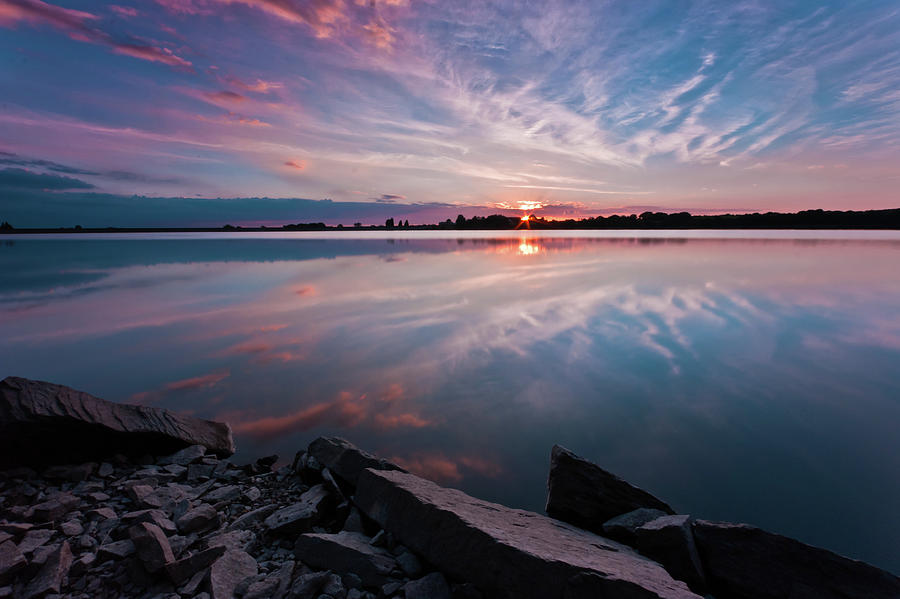 Sunrise Photograph - Sunset At Anglezarke Reservoir #1, Rivington, Lancashire, North West England by Anthony Lawlor Sunrise Photograph - Sunset At Anglezarke Reservoir #1, Rivington, Lancashire, North West England by Anthony Lawlor