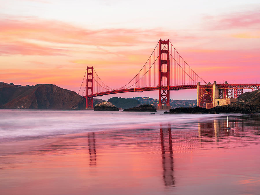 Dreamy Sunset At Baker Beach Photograph By Alexander Sloutsky Fine Art America