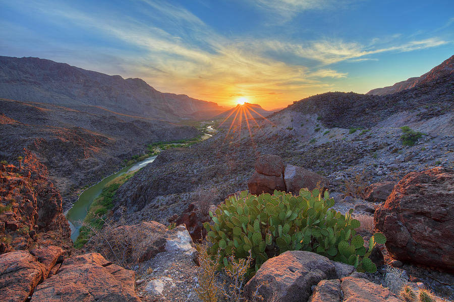 Sunset At Big Bend Ranch State Park 1 Photograph By Rob Greebon Fine