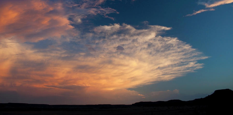 Sunset At Black Mesa Photograph