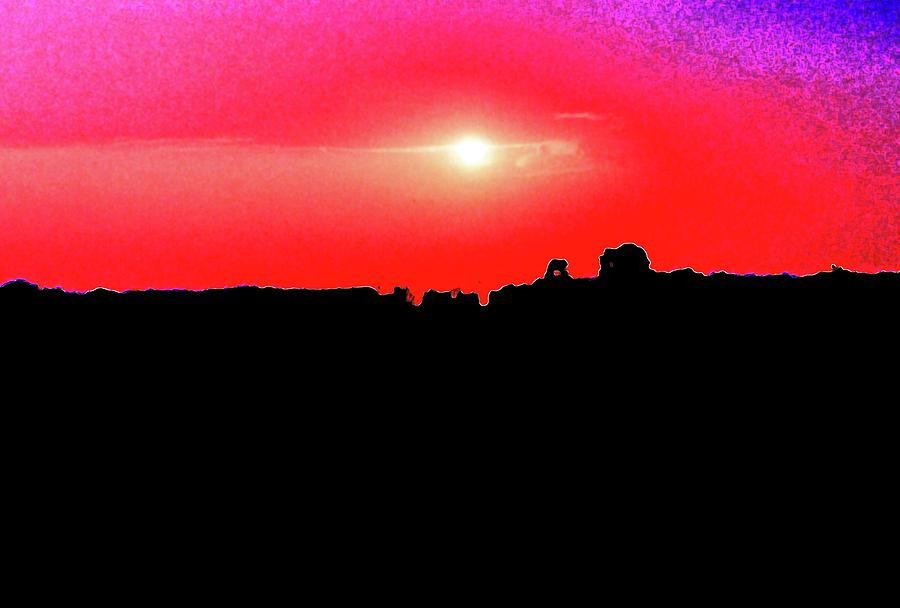 Sunset at Bobs 42  Digital Art by Lyle Crump