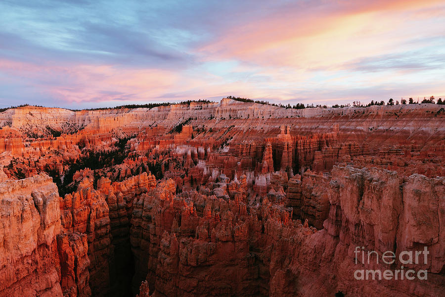 Sunset at Bryce canyon Photograph by Matteo Colombo