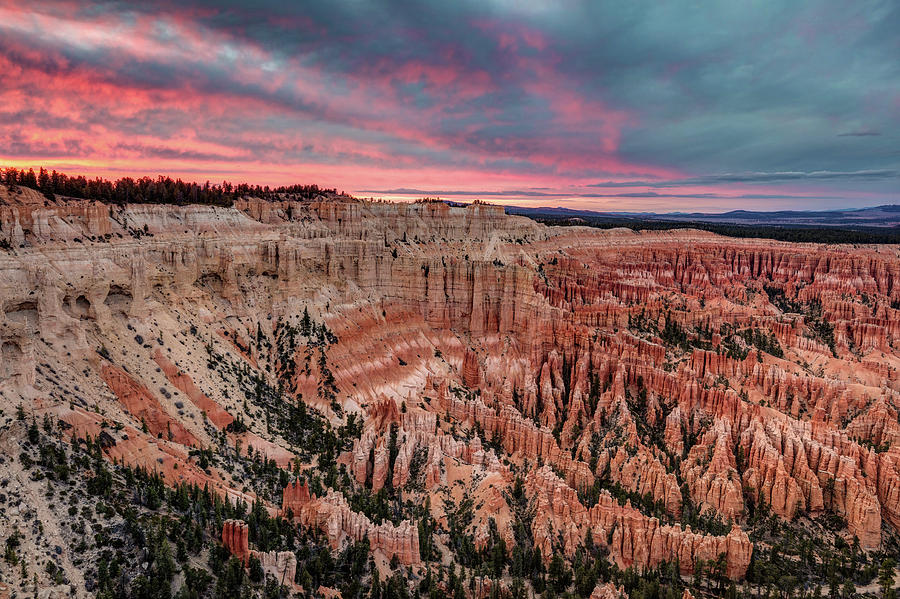 Bryce Canyon National Park Photograph - Sunset at Bryce Point by Pierre Leclerc Photography