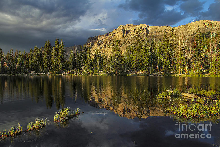 Sunset at Butterfly Lake Photograph by Spencer Baugh