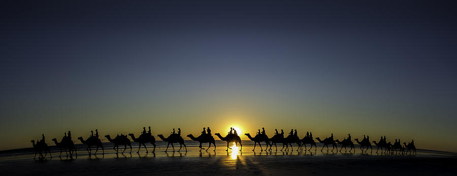 Sunset at Cable Beach Photograph by Chris Cousins