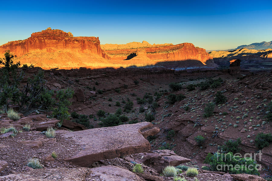 Sunset at Capitol Reef Photograph by Ben Graham