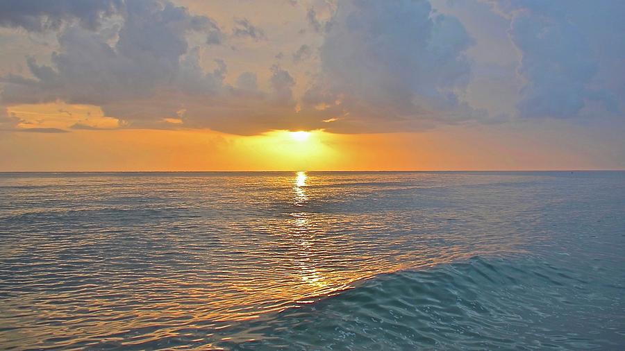 Sunset at Captive Island Photograph by Carol Bradley