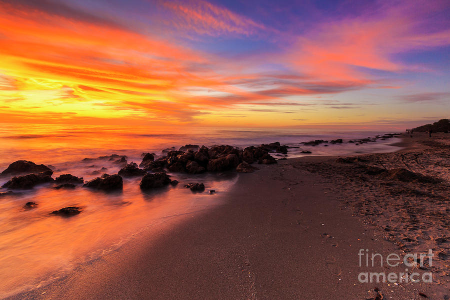 Sunset at Casperson Beach 2 Photograph by Ben Graham
