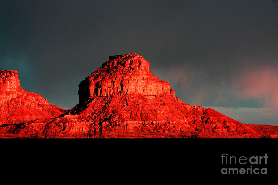 Sunset At Chaco Canyon Photograph