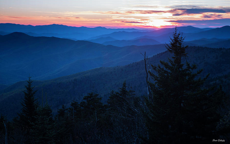 Sunset at Clingmans Dome Photograph by Fran Gallogly