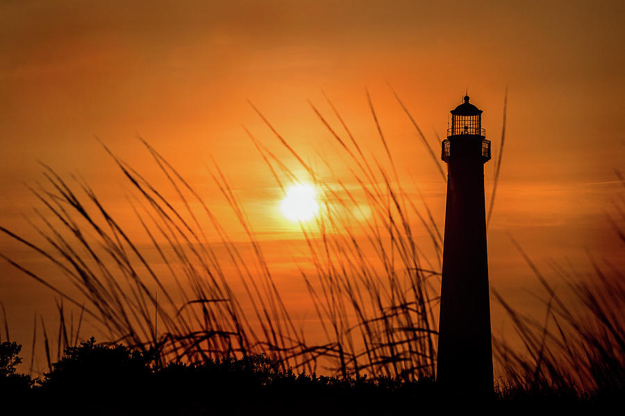 Sunset at CM Lighthouse Photograph by Don Johnson