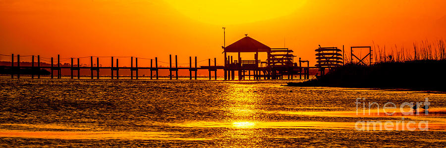 Sunset at Corolla Photograph by Nick Zelinsky Jr