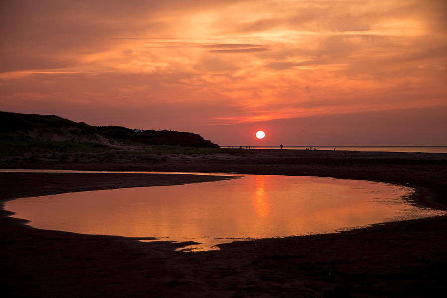Sunset at Danly Beach - PEI Photograph by Levin Rodriguez