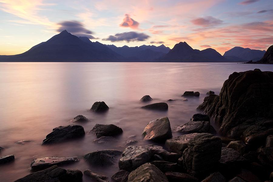 Sunset at Elgol Photograph by Stephen Taylor