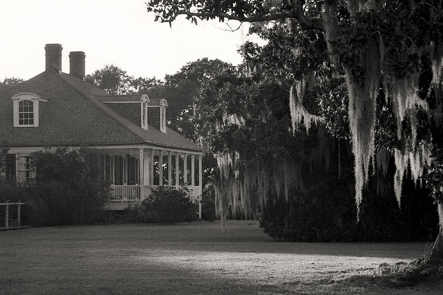 Sunset at Evergreen Plantation, New Orleans - Louisiana Photograph by ...