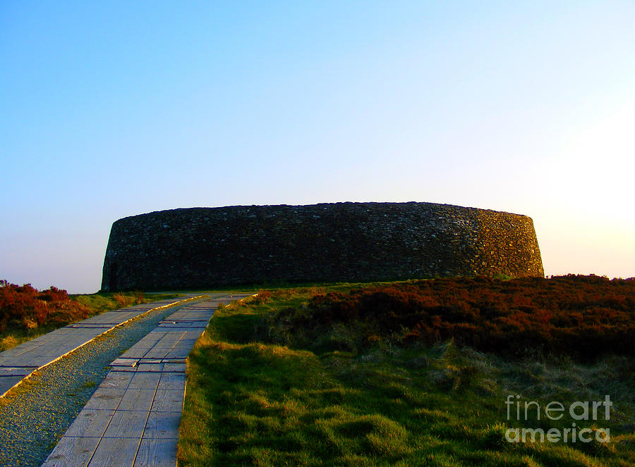 Sunset At Grianan Fort Photograph by Nina Ficur Feenan