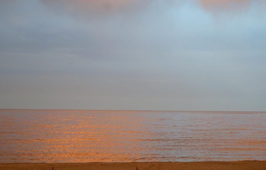 Sunset at Hampton Beach Photograph by Lois Lepisto