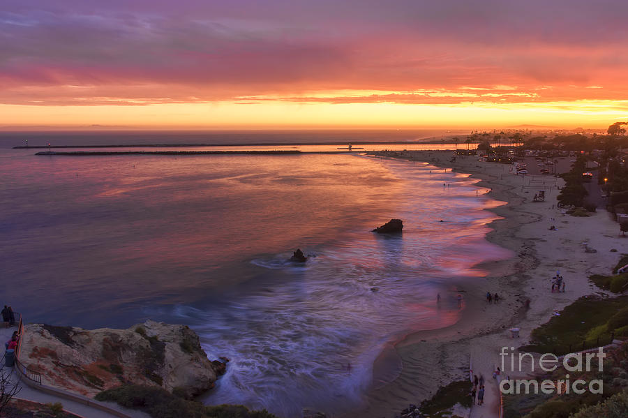 Sunset At Inspiration Point Photograph by Eddie Yerkish