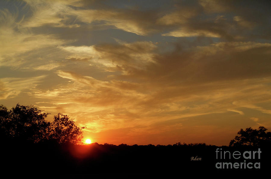 Sunset at Lady Bird Johnson Municipal Park Fredericksburg Tx Photograph by Felipe Adan Lerma
