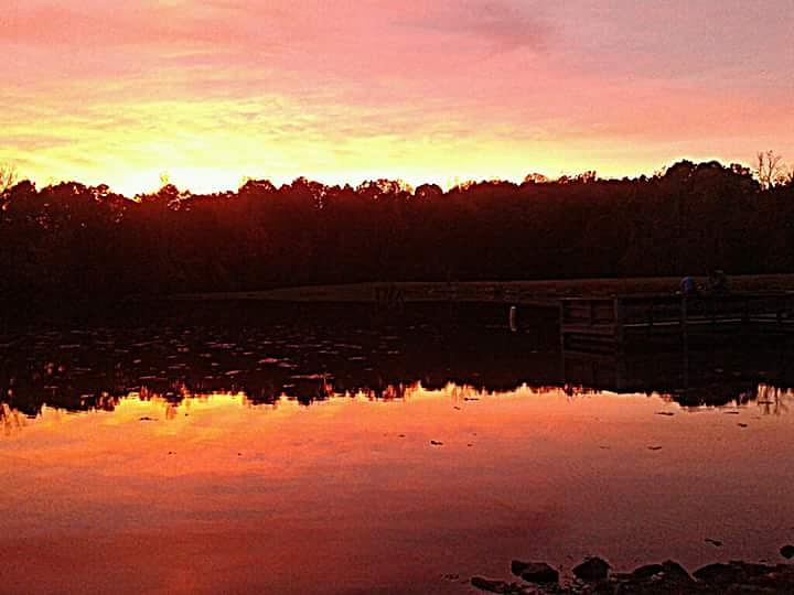 Sunset at Lake Bowen Photograph by Haley Sprouse - Fine Art America