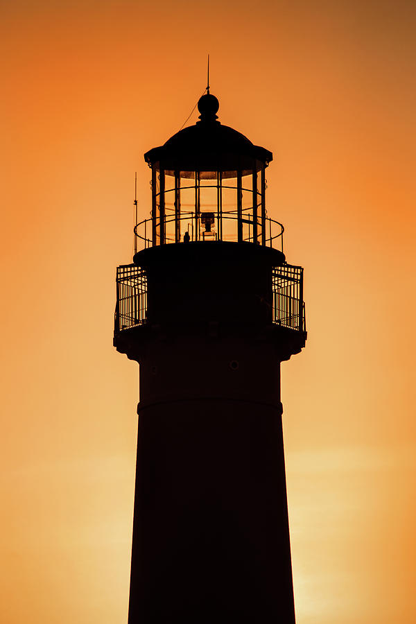 Sunset at Lighthouse Photograph by Don Johnson