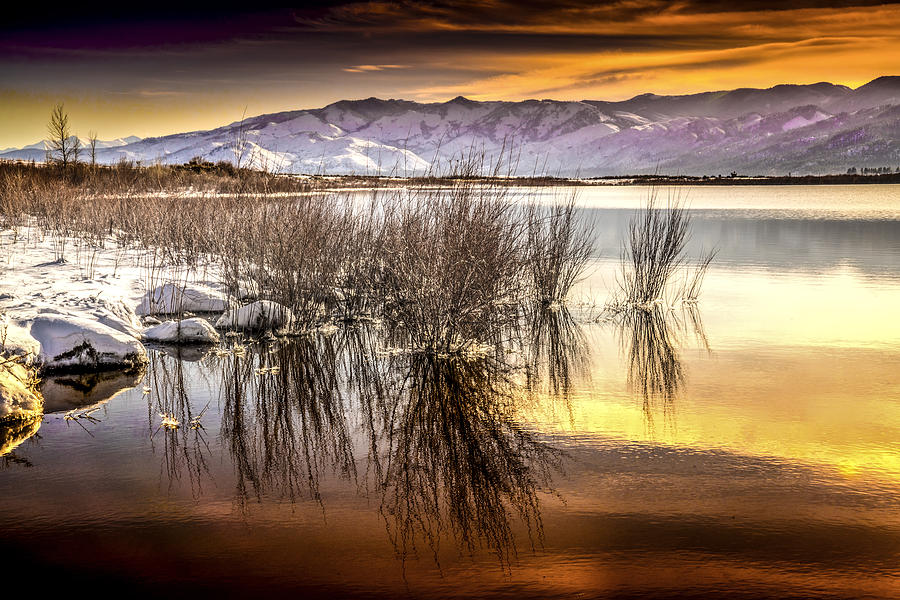 Sunset at Little Washoe Photograph by Janis Knight