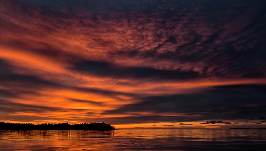 Sunset Photograph - Sunset At Madrona by Randy Hall