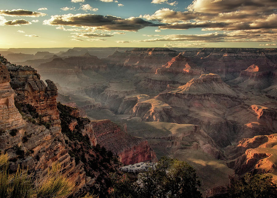 Sunset at Mather Point Photograph by Shawn Einerson - Fine Art America