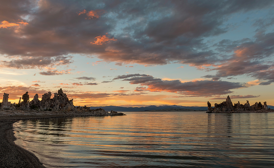 Nature Photograph - Sunset at Mono Lake by Loree Johnson