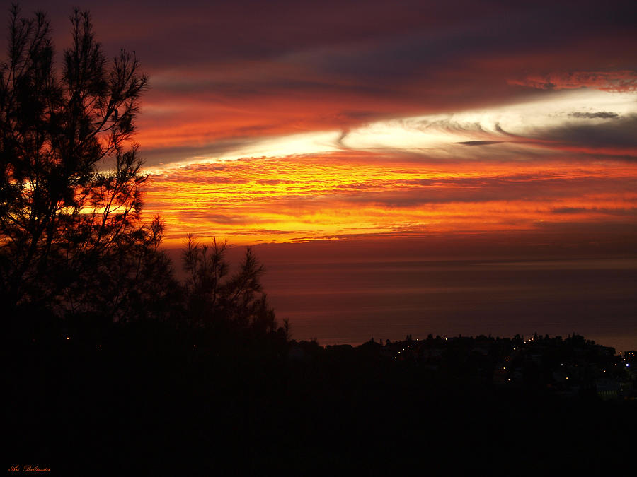 Sunset at Mount Caramel  Haifa  02 Photograph by Arik Baltinester