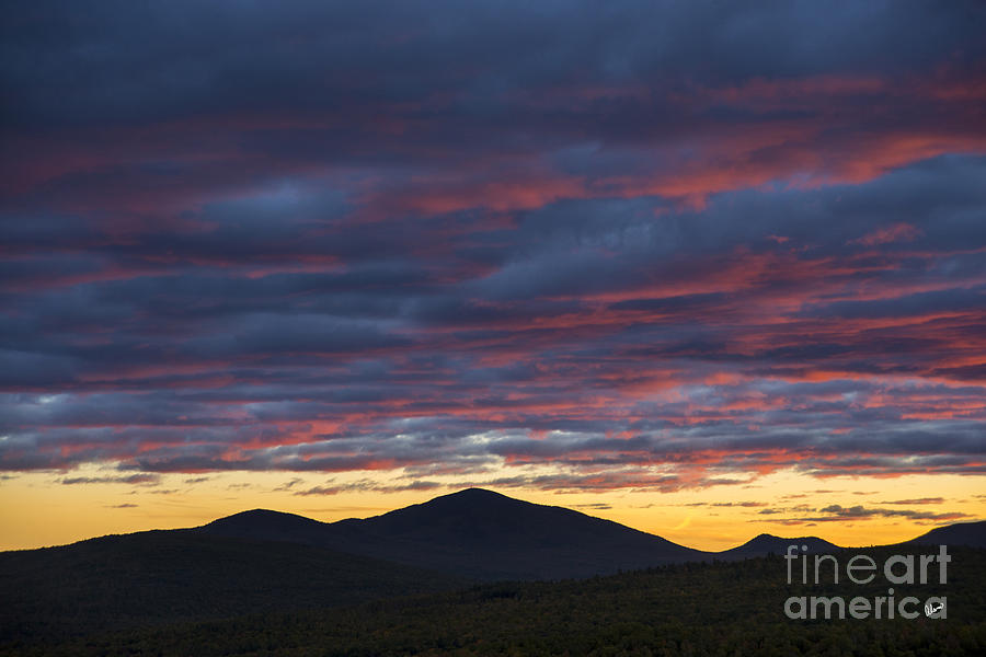 Sunset Photograph - Sunset at Mt. Blue by Alana Ranney