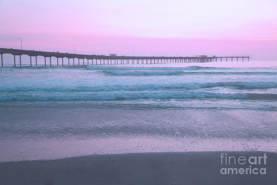Sunset at Newport Beach Photograph by Jennifer Camp