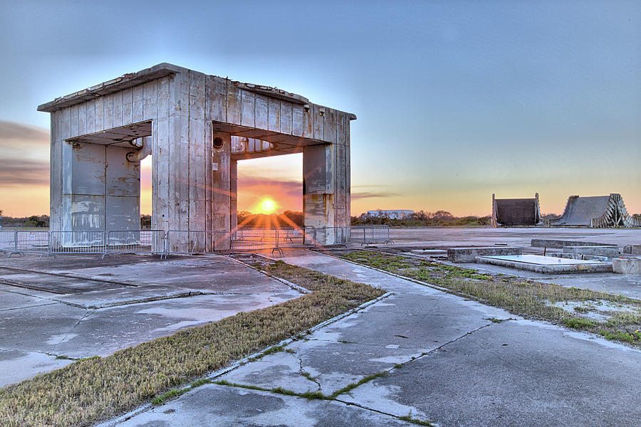 Sunset at Pad 34 Photograph by Gordon Elwell