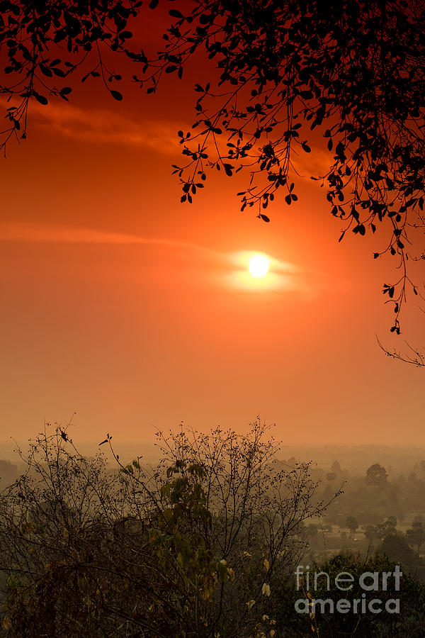 Sunset at Phnom Bakheng of Angkor Wat by Yew Kwang Sunset at Phnom Bakheng of Angkor Wat by Yew Kwang
