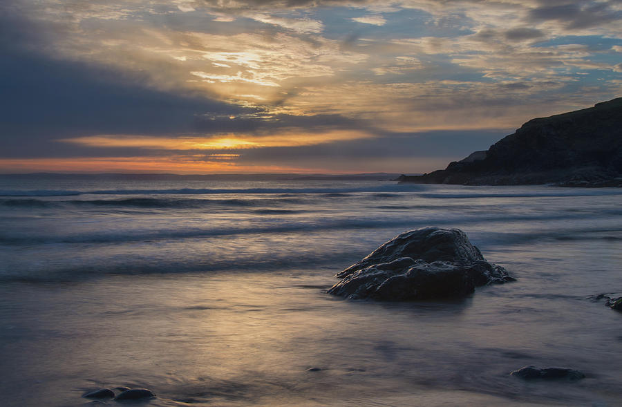 Sunset at Poldhu Cove by Pete Hemington Sunset at Poldhu Cove by Pete Hemington