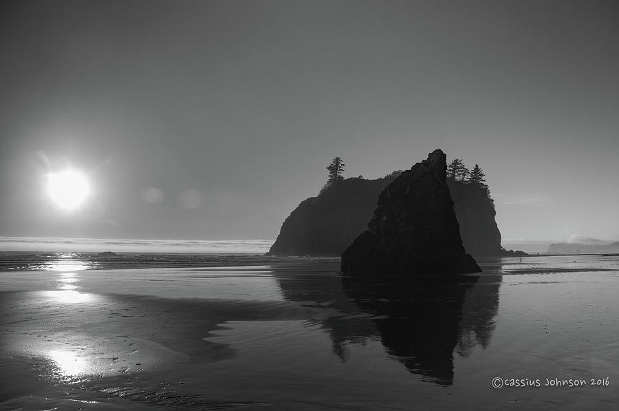 Sunset at Ruby Beach #2 Photograph by Cassius Johnson