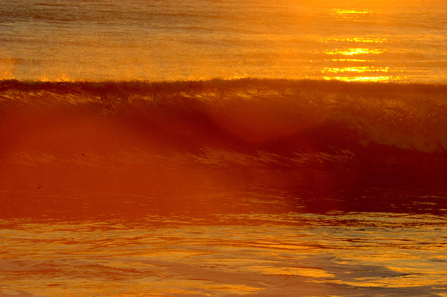 Sunset at San Onofre Photograph by Brad Scott