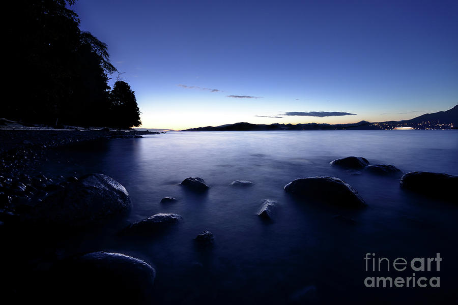 Sunset At Spanish Banks Vancouver British Columbia Photograph by Terry Elniski