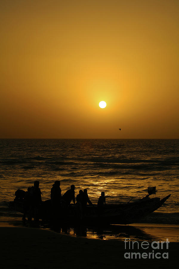 Sunset at St Louis - Senegal by Julian Wicksteed Sunset at St Louis - Senegal by Julian Wicksteed