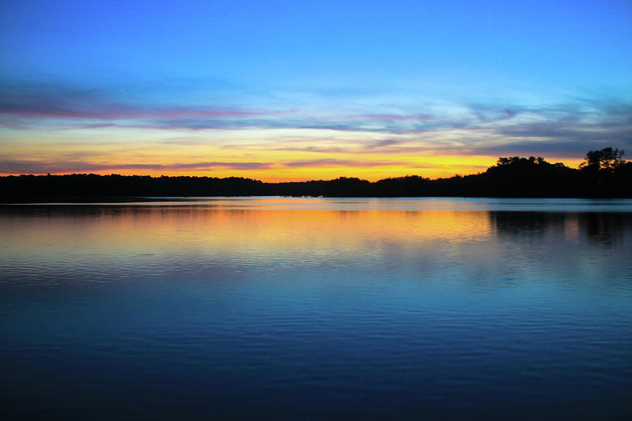 Sunset at Stumpy Lake Virginia Beach Photograph by Ola Allen
