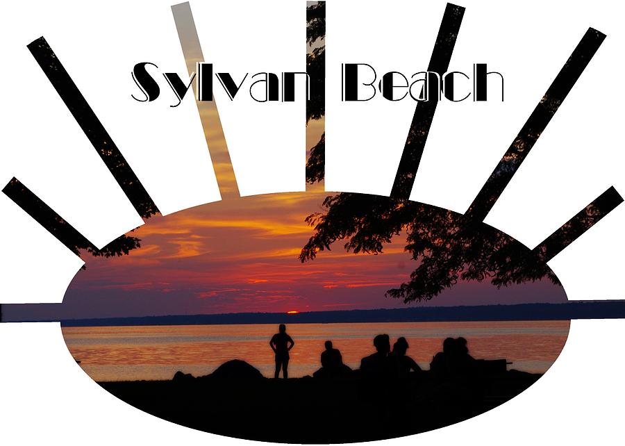 Sunset at Sylvan Beach - T-shirt Photograph by Lori Kingston