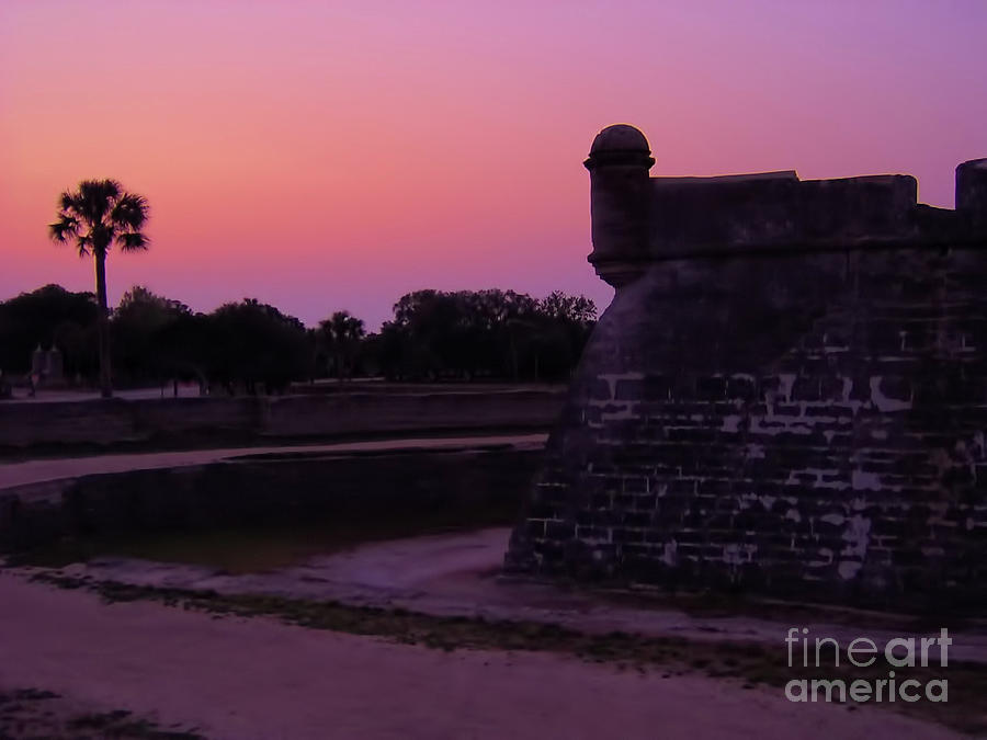 Sunset Photograph - Sunset At The Castillo by D Hackett