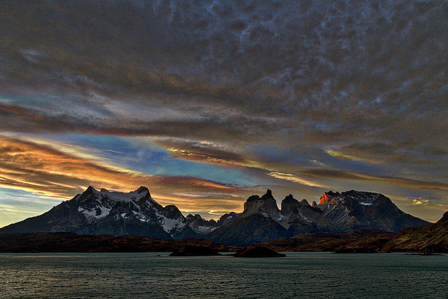 Sunset at The Cuernos #3 - Patagonia Photograph by Stuart Litoff