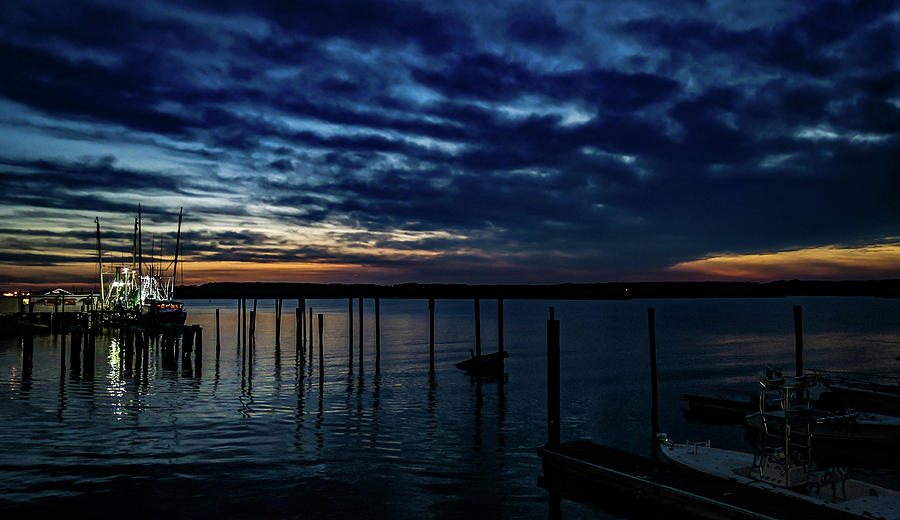 Sunset At The Dock Photograph by Ant Pruitt