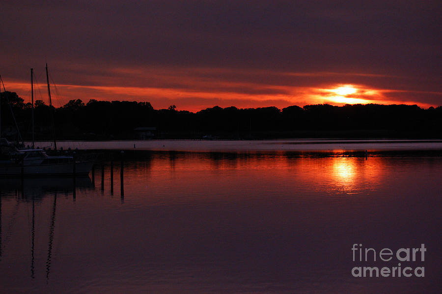 Clay Photograph - Sunset At The Marina by Clayton Bruster
