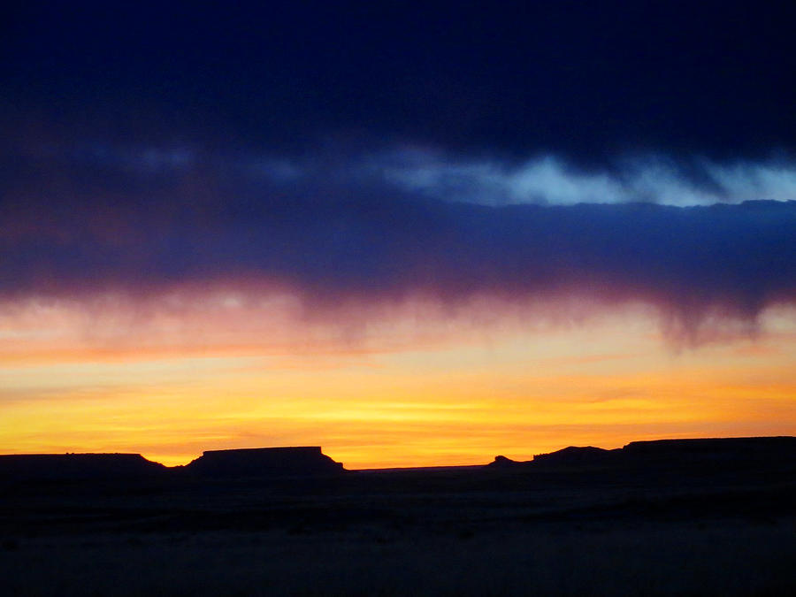 Sunset at the Painted Desert Photograph by Rachel Morrison