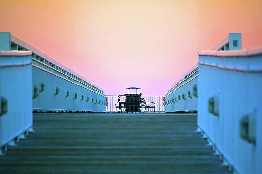 Sunset At The Pier Photograph