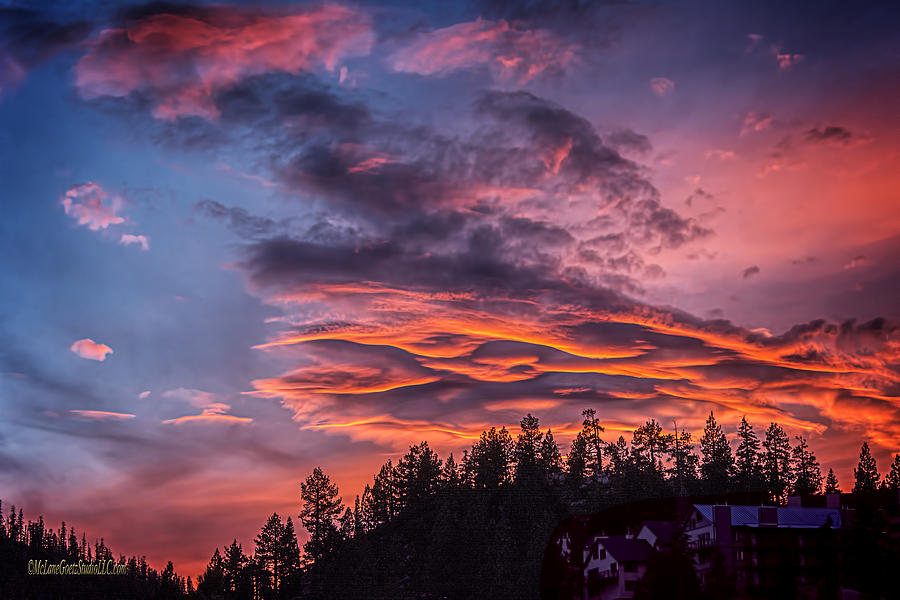 Sunset at the Ridge Lake Tahoe Photograph by LeeAnn McLaneGoetz McLaneGoetzStudioLLCcom